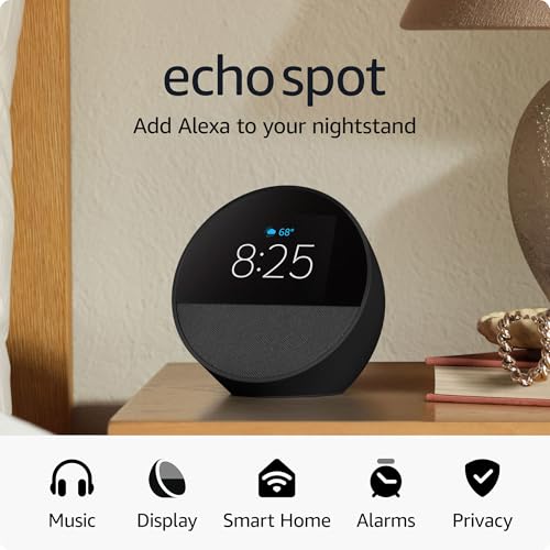 Amazon Echo Spot with Alexa