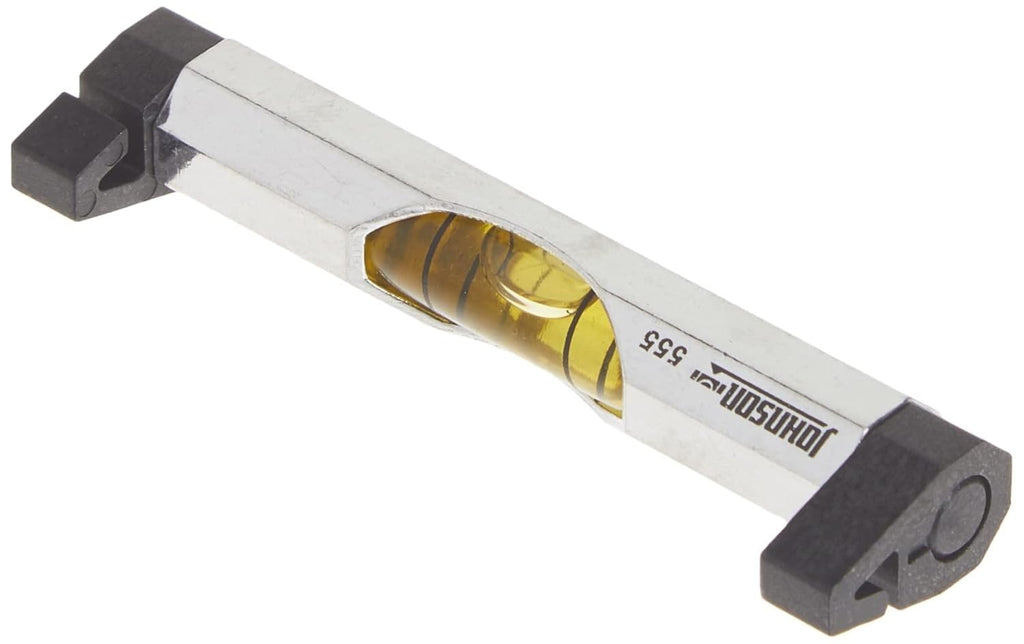 Johnson Level & Tool 555 Aluminum Line Level, 3", Silver, 1 Level
